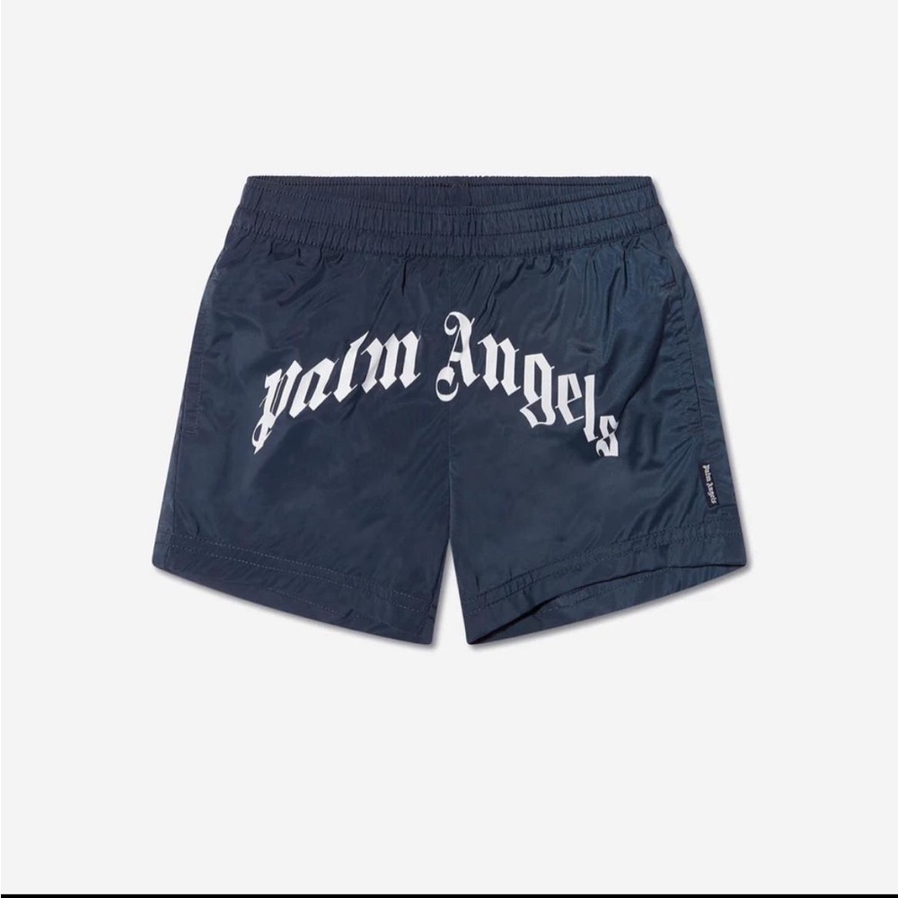 Palm Angels navy swim shorts